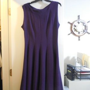 Purple Sleeveless Dress